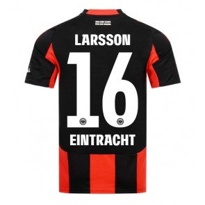 Eintracht Frankfurt Hugo Larsson #16 Replika Hemmatröja 2025-26 Kortärmad Eintracht Frankfurt Hugo Larsson #16 Replika Hemmatröja 2025-26 Kortärmad